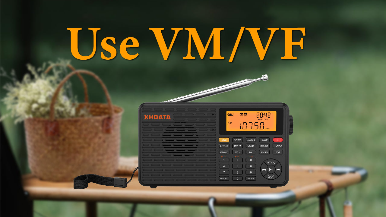 How to operate the XHDATA D-109WB radio