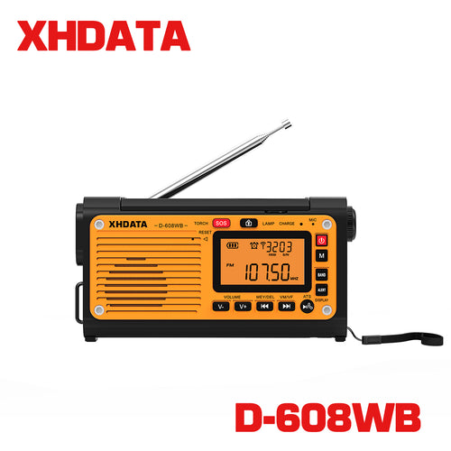 Rádio de Emergência XHDATA D-608WB